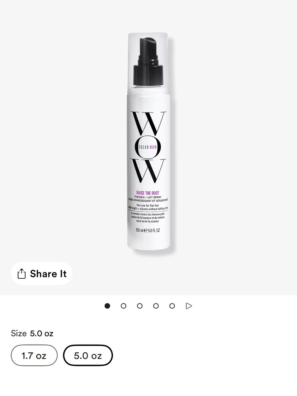 Color Wow Raise The Root Thickening Lift Spray